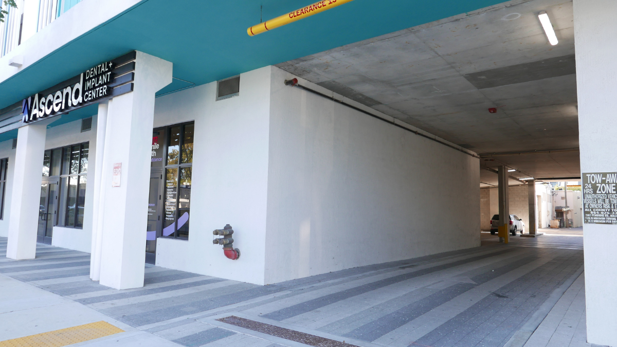 Parking Garage Entrance